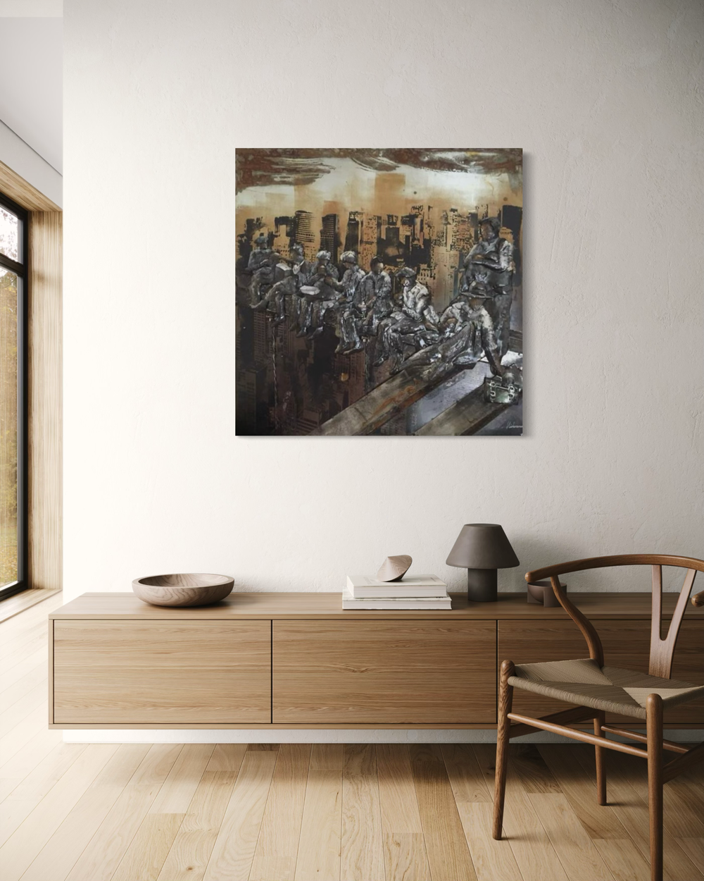 An artwork with a New York motif