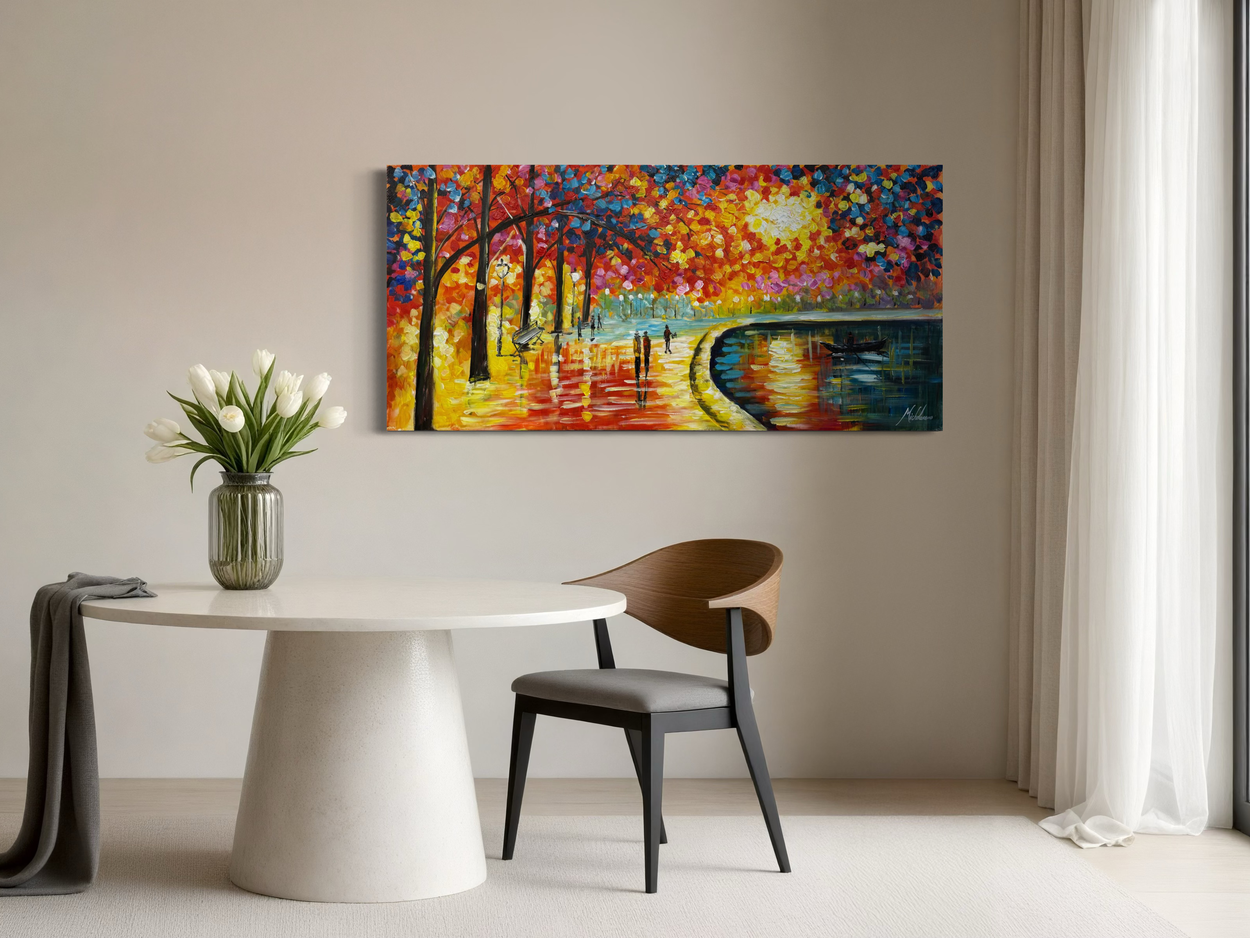 A colorful painting