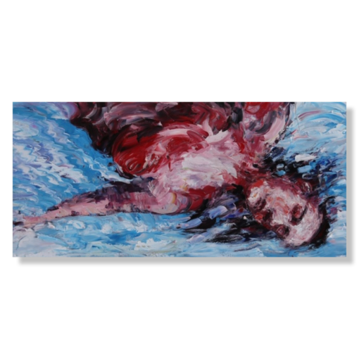 A painting of a woman