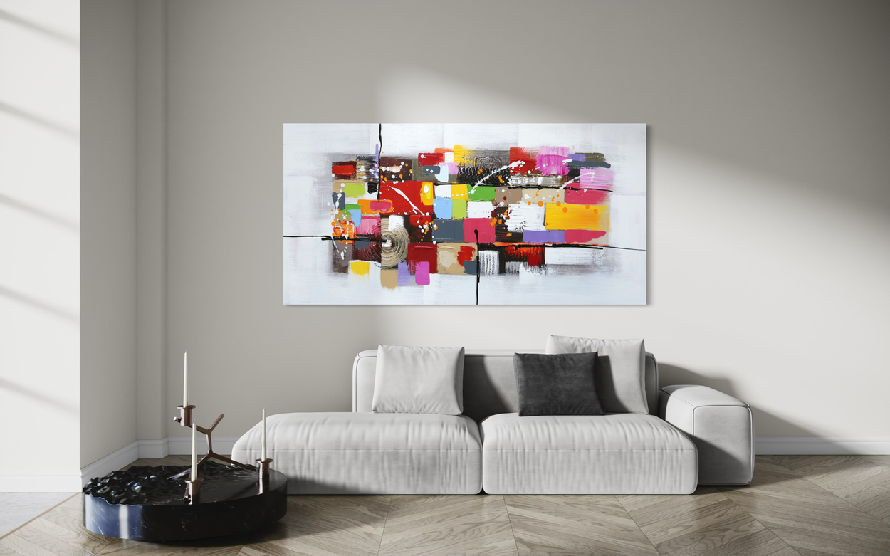 an abstract painting