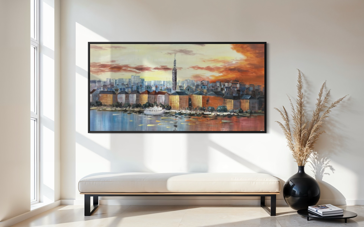 A painting of Stockholm