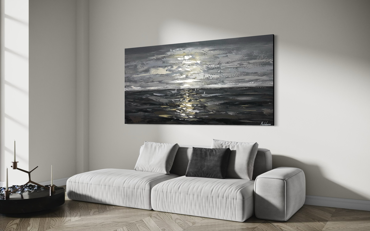 A painting inspired by the sea