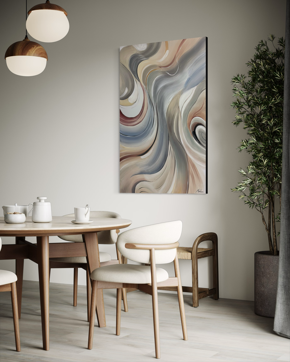 An abstract painting