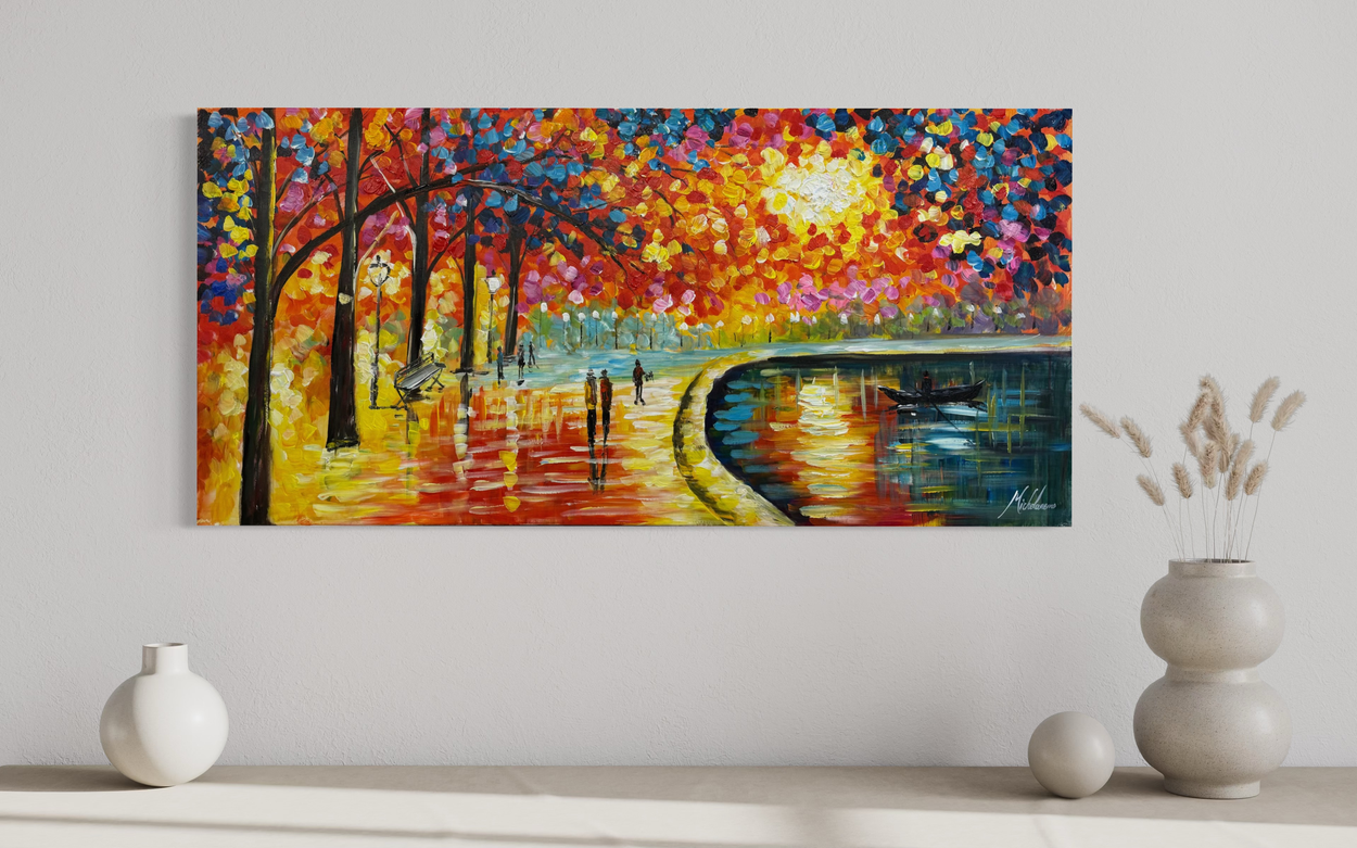 A colorful painting