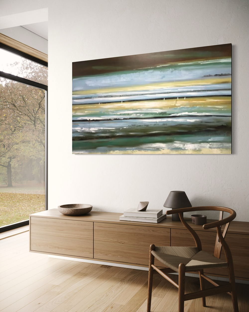 An abstract painting