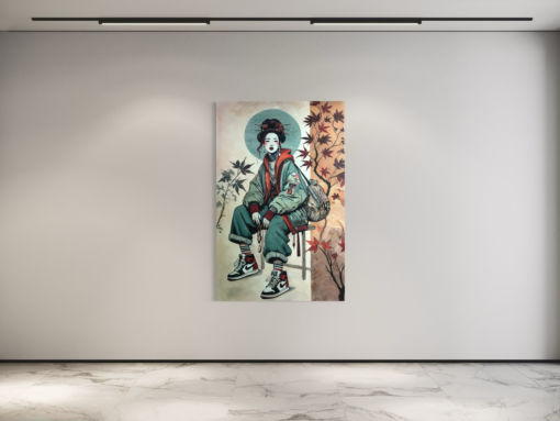 A painting by Il Scimmia, Geisha
