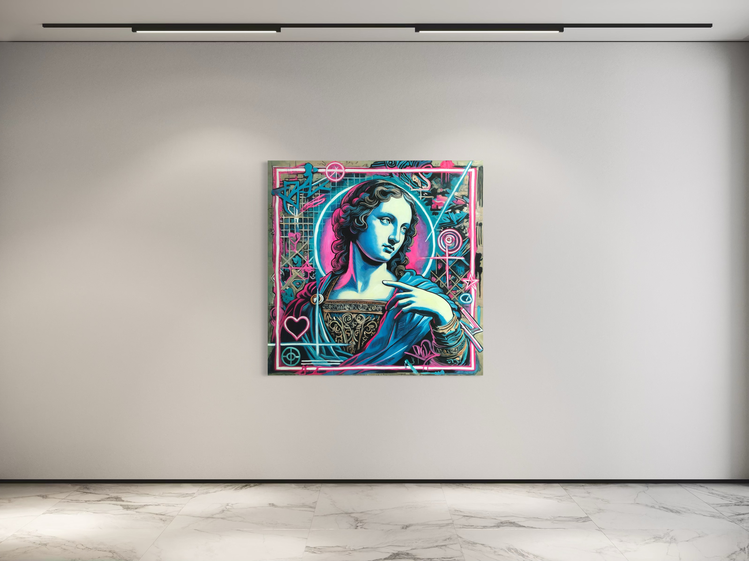 A painting by Il Scimmia, Livia D