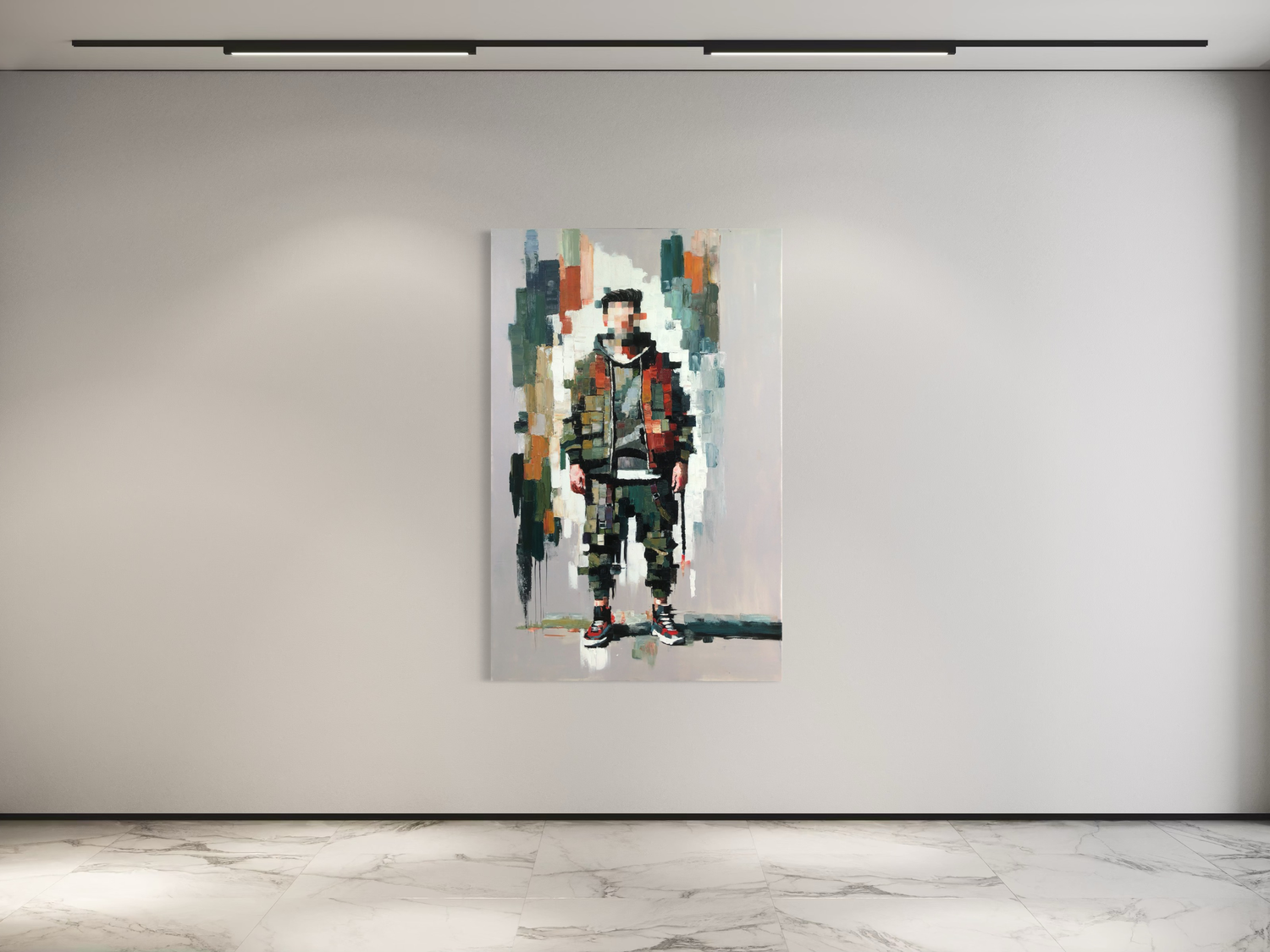 A painting by Il Scimmia, Urban Jungle