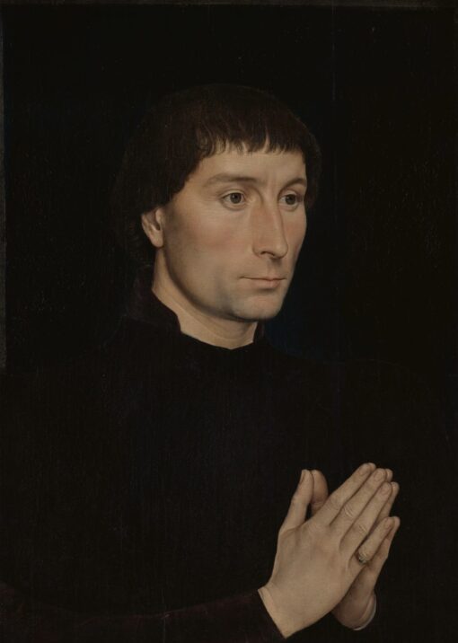 Hans Memling – Tommaso di Folco Portinari, canvas print on stretcher