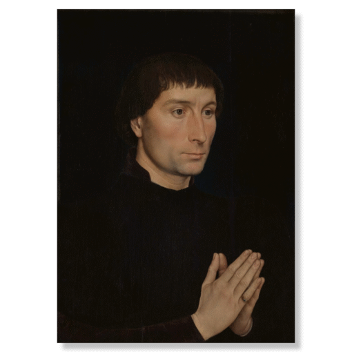 Hans Memling – Tommaso di Folco Portinari, canvas print on stretcher