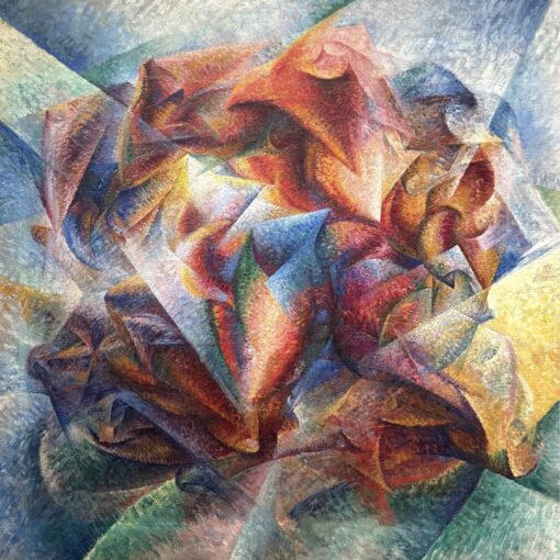 Umberto Boccioni – Dynamism of a Soccer Player (1913), canvas print on stretcher bars