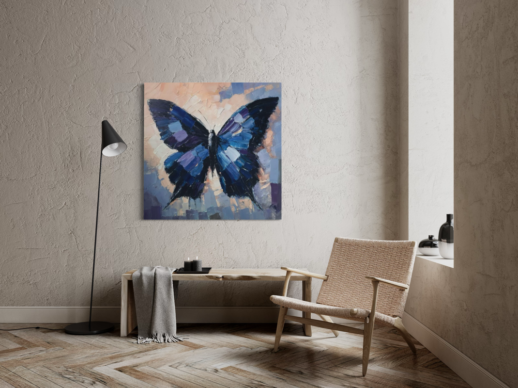 Created using impasto technique with bold brushstrokes that add depth, texture, and tactile quality.