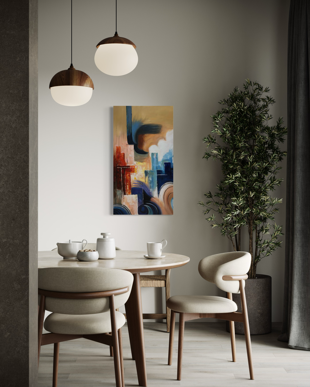 An abstract painting